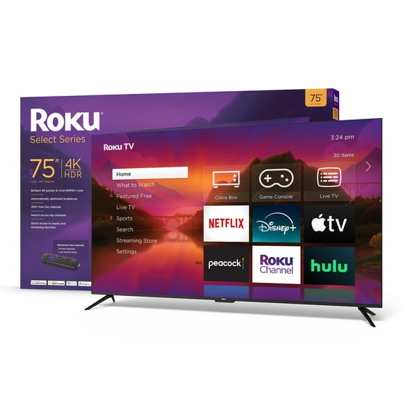 75 Inch Roku roku-smart-tv-55-inch-plus-series-4k-qled-rokutv-with-roku-voice