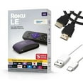 thumbnail image 1 of Roku LE HD Streaming Media Player with HDMI Cable and Tigology Accessories, Netflix and Disney Plus, 1 of 5