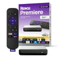 thumbnail image 1 of Roku Premiere | 4K/HDR Streaming Media Player Wi-Fi® Enabled with Premium High Speed HDMI® Cable and Standard Remote, 1 of 7