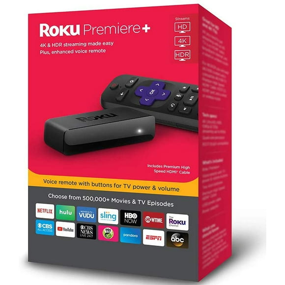 Roku Premiere+ 4K HDR Streaming Player