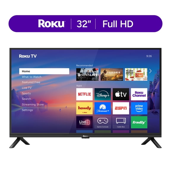 Roku Smart TV 2026 32-Inch Select Series, 1080p Full HD TV Roku TV with Voice Remote