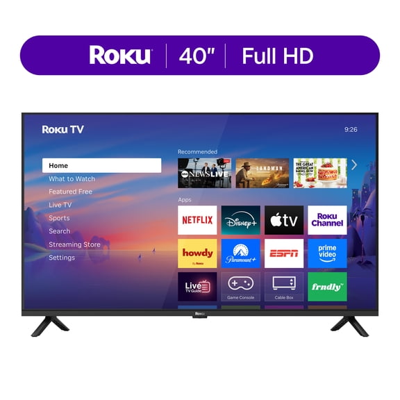 Roku Smart TV 2026 40-Inch Select Series, 1080p Full HD TV Roku TV with Voice Remote