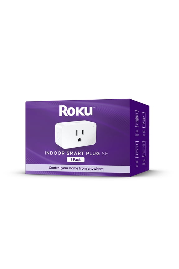 Smart Home Indoor Smart Plug SE with Custom Scheduling, Remote Power, and Voice Control - up to 15 Amps