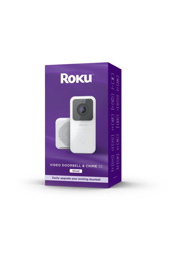 Smart Home Video Doorbell & Chime SE (Wired)(1-Pack) with Motion & Sound Detection - Voice Controlled