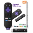 thumbnail interactive-video image 1 of Roku Streamer Plus - 4K & HDR Roku Streaming Device for TV with Voice Remote - Free & Live TV, 1 of 13
