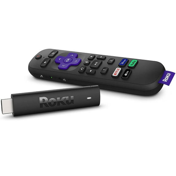 Roku Streaming Stick 4K+ (2021) Streaming Device 4K/HDR/Dolby Vision with Roku Voice Remote Pro, Black
