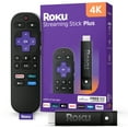 thumbnail image 1 of Roku Streaming Stick Plus - 4K & HDR Roku Streaming Device for TV with Voice Remote - Free & Live TV, 1 of 15