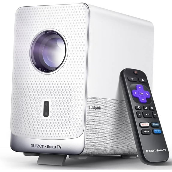 Roku TV Smart Projector with Wifi and Bluetooth, D1R Cube Roku ...