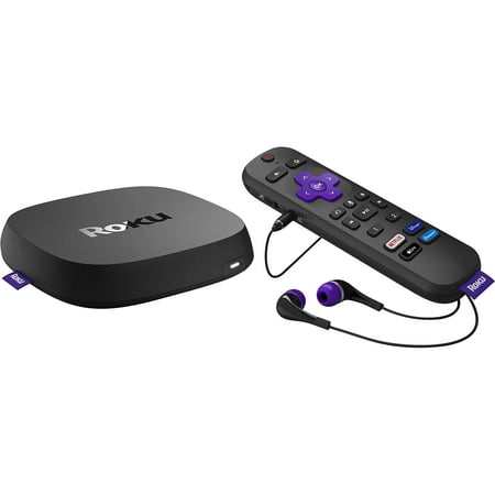 Roku Ultra | 4K/HDR/Dolby Vision Streaming Device and Voice Remote Pro with Rechargeable Battery - Black