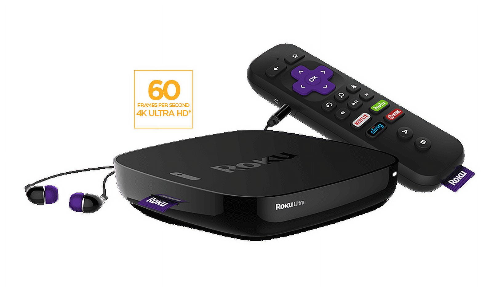 Roku Ultra 4K Streaming Media Player w/HDR - 4640R (2016
