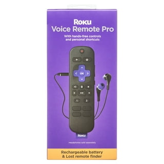 Roku enhanced remote with headphone jack sale