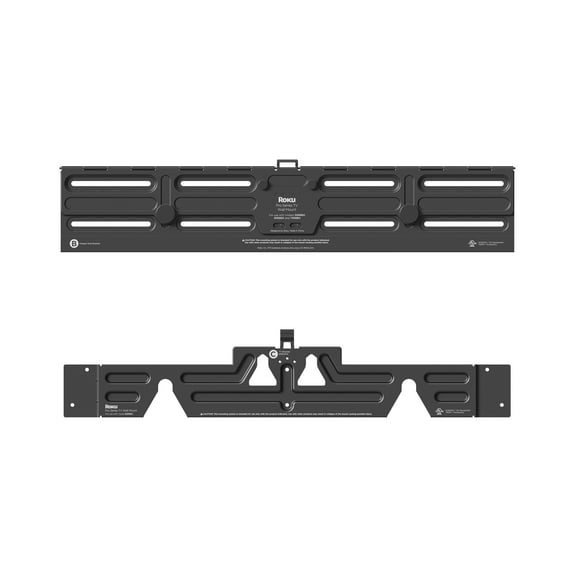 Roku Wall Mount Kit for 75-Inch Pro Series TV - Ultra-Slim with Minimalist, Flat Design - Hinged TV Mount and Kickstand for Easy Access to Cables