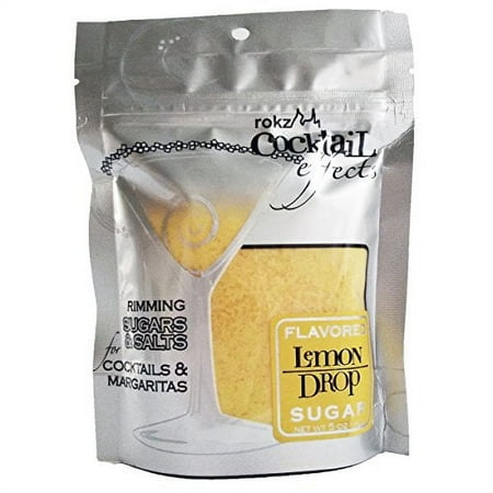 Rokz Lemon Drop Cocktail Sugar, 5 Ounce