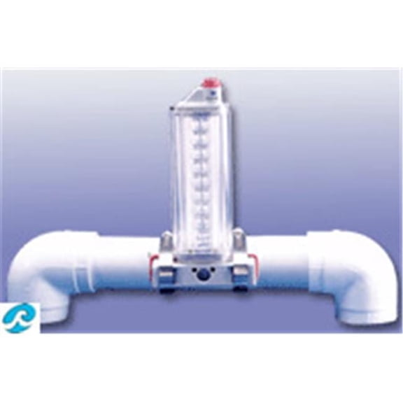Rola-Chem 570381S 125-500 GPM Side Mount Flow Meter for 4" PVC Pipe