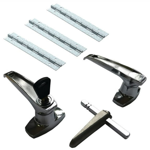 Rolacase RSCGBDHK Partition Swing Door Lock & Hinge Kit