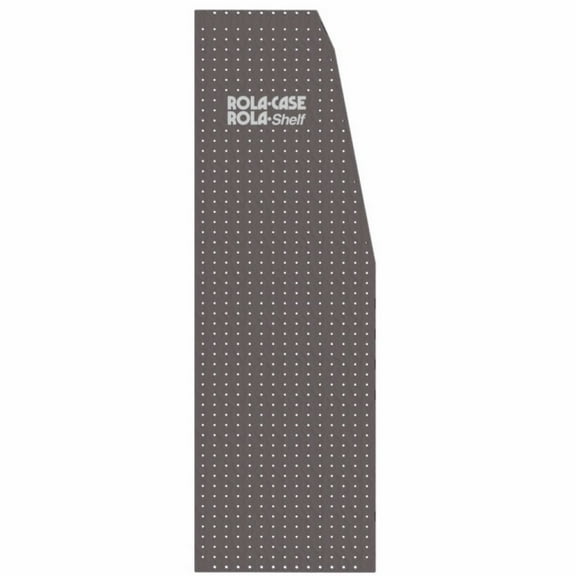 Rolacase RSPEP/MDRF/RIGHT Van Storage System Shelf End Panel Tapered Single Gray