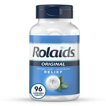 Rolaids Original Strength Antacid, 96 Chewable Tablets, Mint Flavor, Original Strength Heartburn Relief
