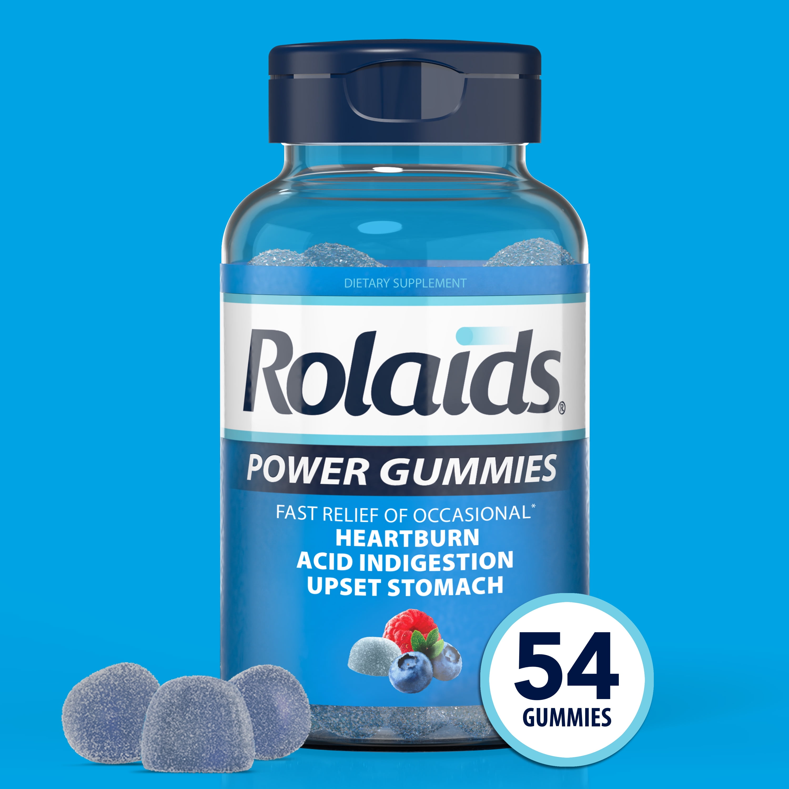 Rolaids Power Gummies, Relieves Occasional Heartburn & Acid Indigestion ...