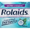 thumbnail image 1 of Rolaids R10034 Ultra Strength Antacid Chewable Tablets, Mint, 10/Roll, 12 Roll/Box, 1 of 2