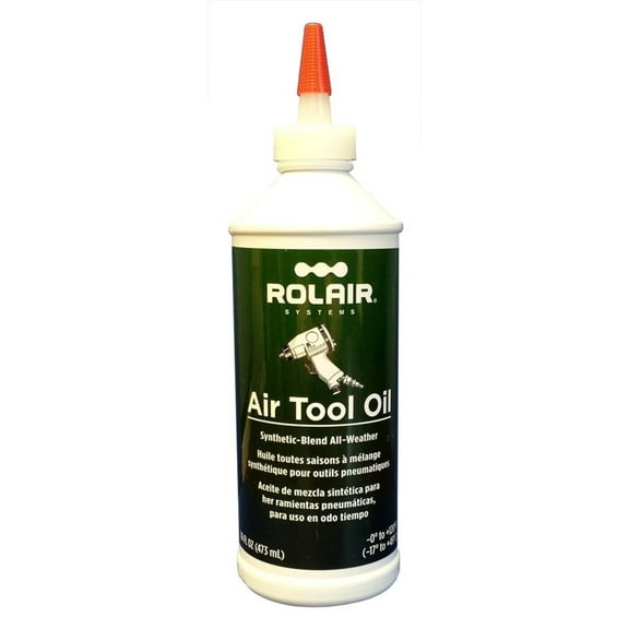 Rolair 16 Oz. (Bottle) Synthetic All-Weather Air Tool Oil