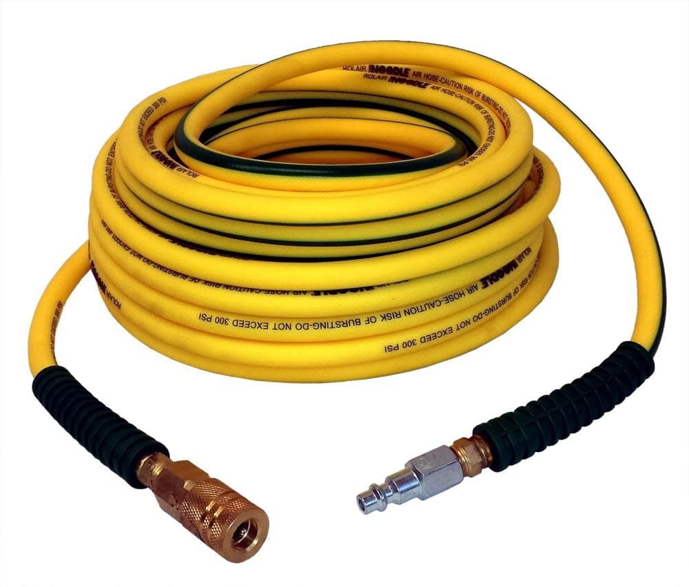 Rolair 3/8 In. X 50 Ft. Noodle Air Compressor Hose (Incl. 1/4In Coupler/plug)