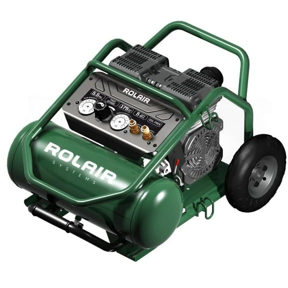 Rolair 5 Gal 2Hp 5 Cfm 2-Stage 175 Psi Electric Wheeled Compressor