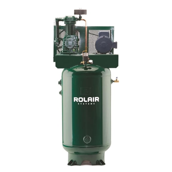 Rolair 5 Hp (230V 1-Ph) 15.3 Cfm@175Psi Vertical 80 Gall Compressor