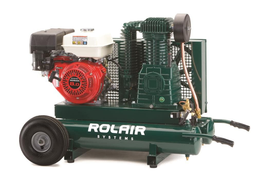 DTM・DAW Floatia Design Emerald Compressor Rolair 9 HP Honda 2-Stage Air Compressor with High Pressure