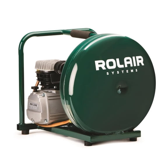 Rolair Portable Air Compressor 2 HP 4.5 GAL Pancake Tank 4.1 CFM@90PSI D2002HPV5