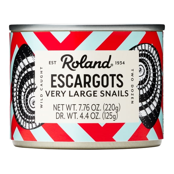 Roland Canned Escargot Snails, Allergens Not Contained, 7.75 oz