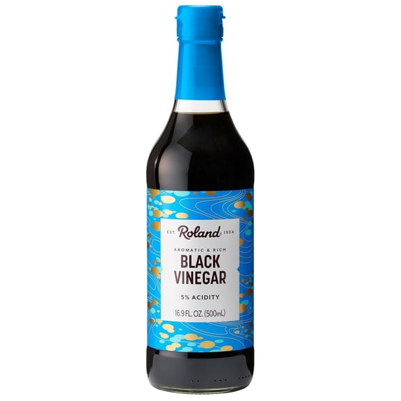 Roland Foods Black Vinegar, 16.9 Oz Bottle, Pack of 1