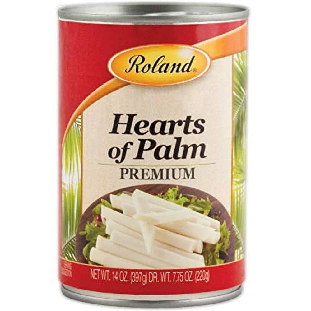 Roland Foods Canned Premium Hearts of Palm, Specialty Imported Food, 14