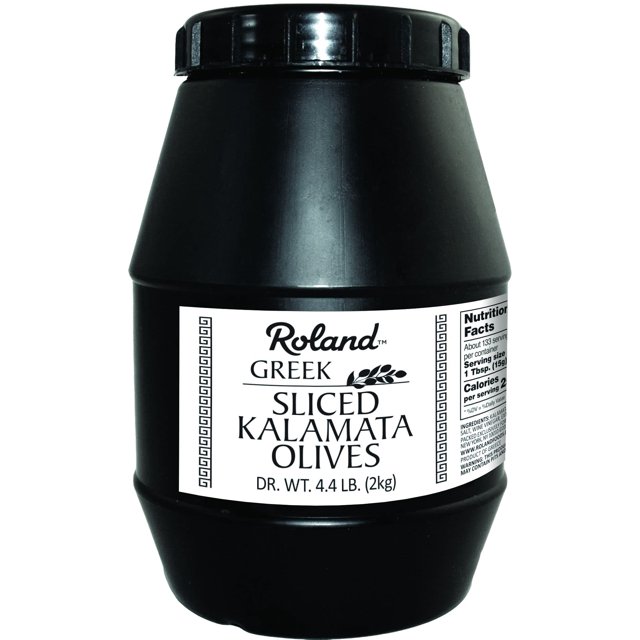 Roland Foods Sliced Kalamata Olives from Greece, Specialty Imported