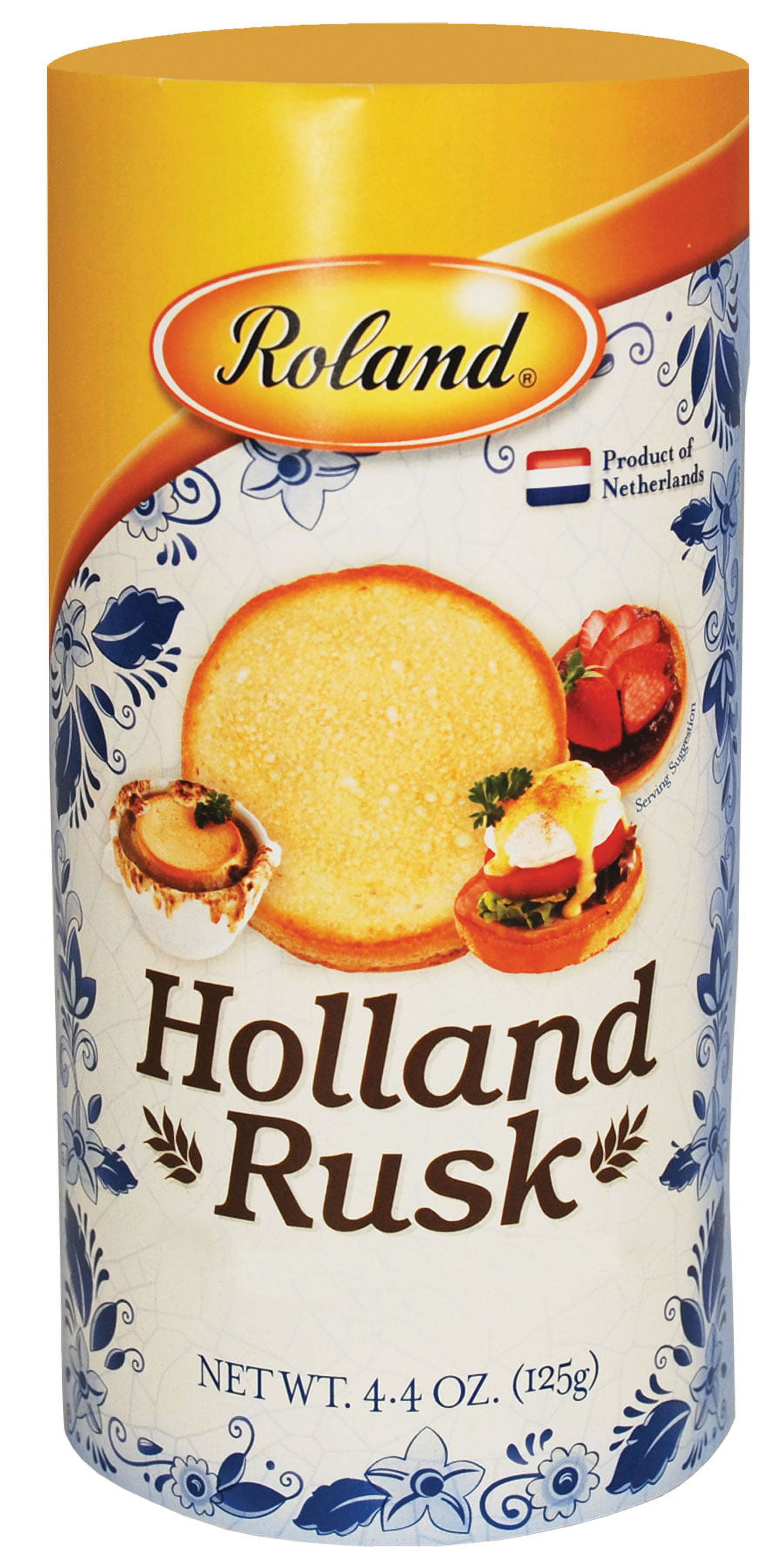 Roland Holland Rusks Crispbakes, 4.4 Oz