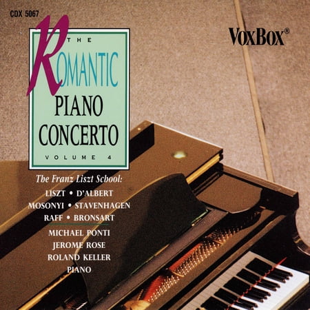 Roland Keller - Romantic Piano Concerti V4 - Classical - CD