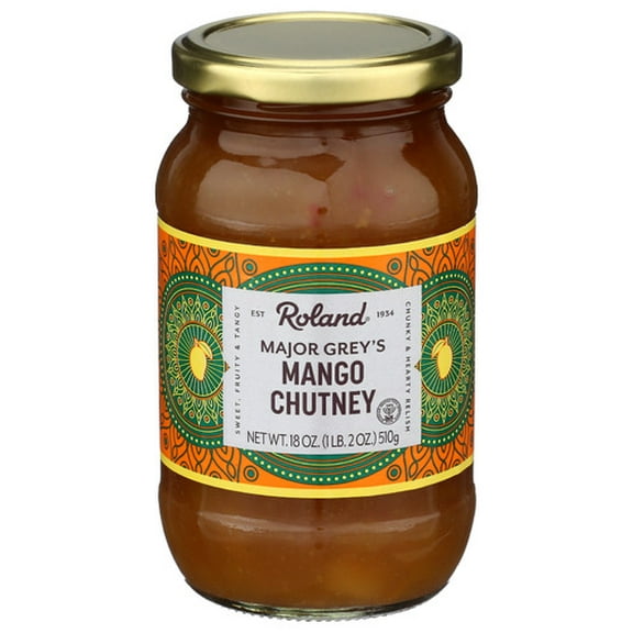 Roland Mango Chutney Major Grey 18 oz (Pack of 12)