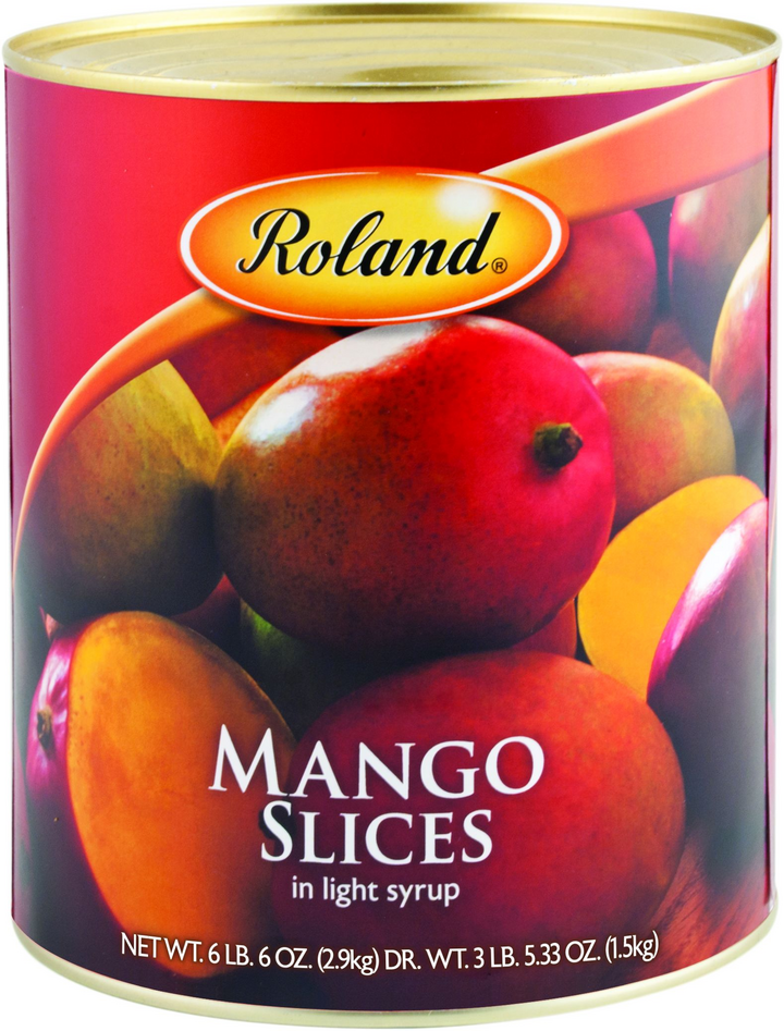 Roland Mango Slices in Light Syrup 6.61 LB.