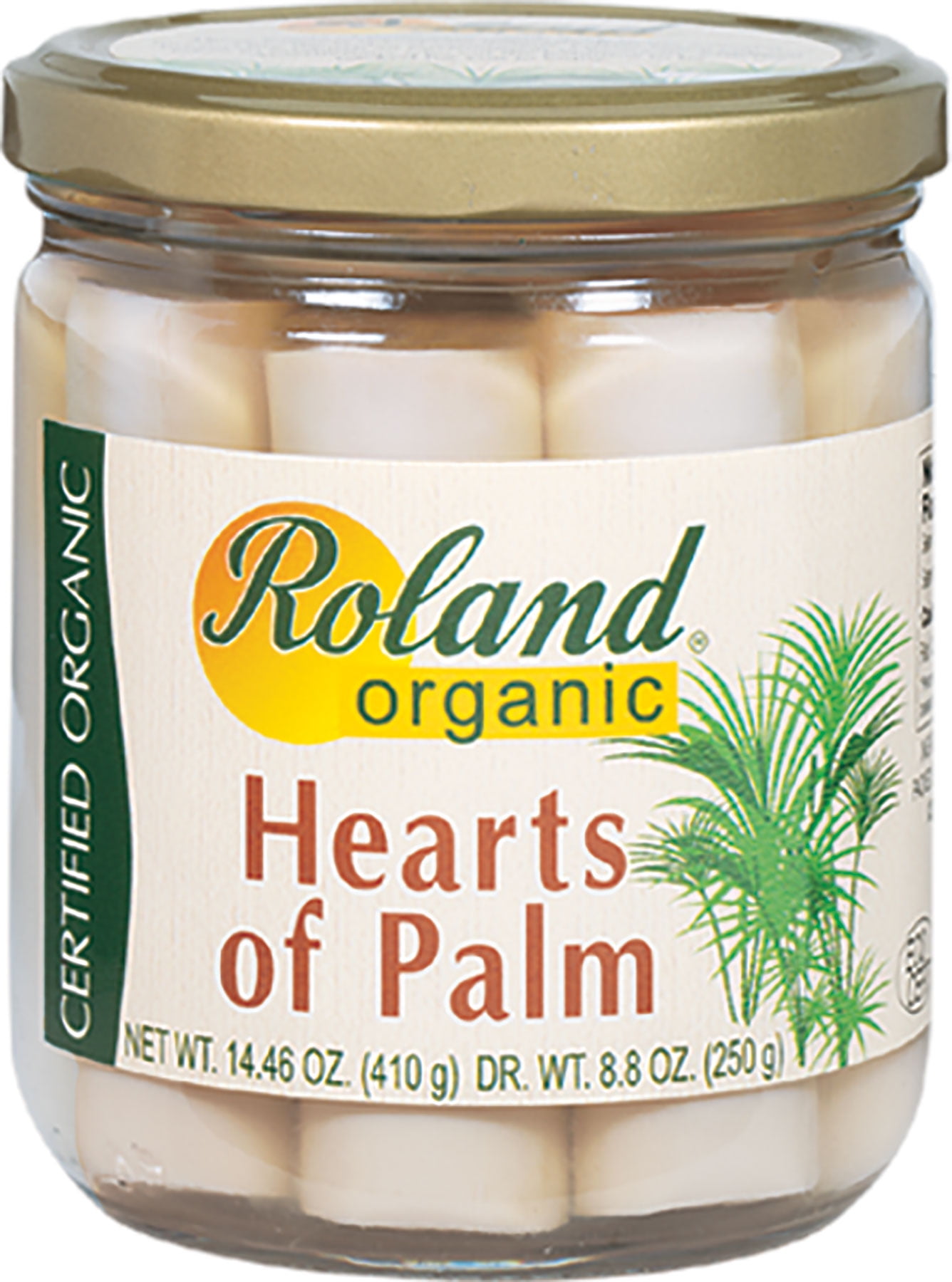 Roland Organic Hearts of Palm, 14.46 oz