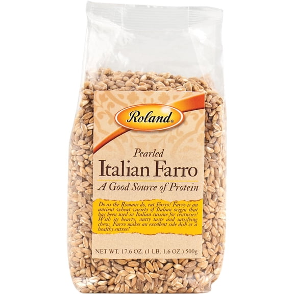 Roland Pearled Farro, 17.6 Ounce Bags
