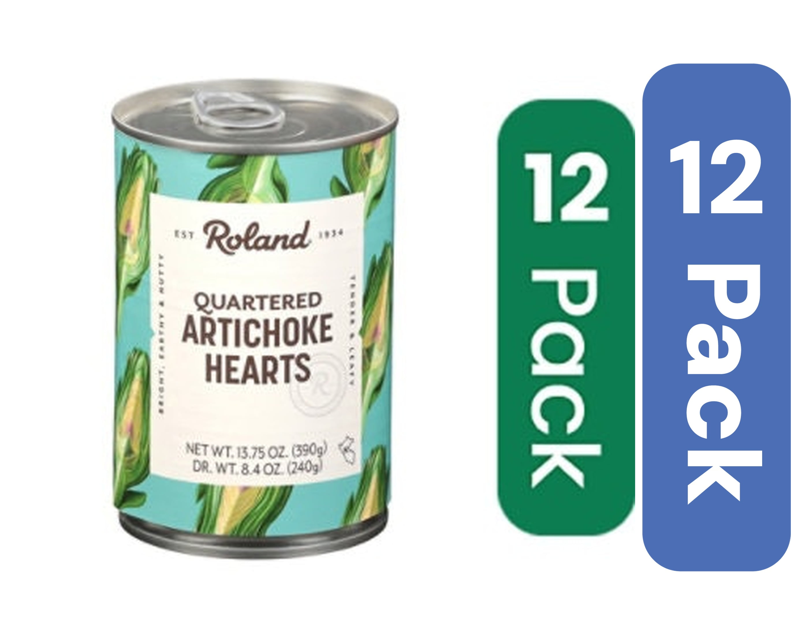 Roland Quartered Artichokes 13.75 oz (Pack Of 12)