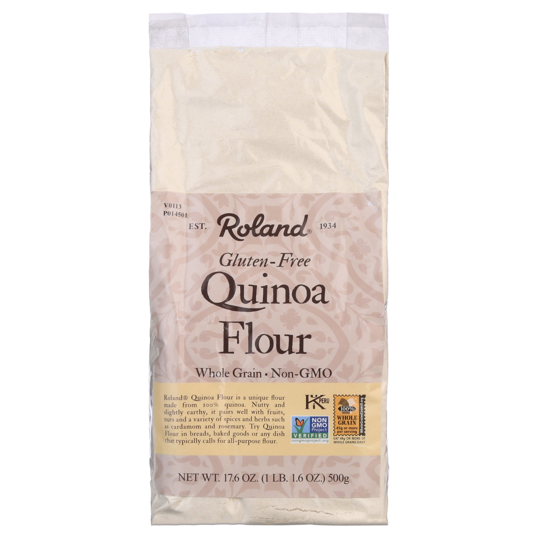 Roland Quinoa Flour 17.6 oz.