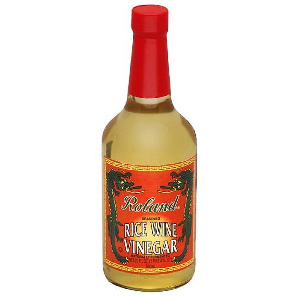 Roland Rice Wine Vinegar, 20 fl oz, (Pack of 12)