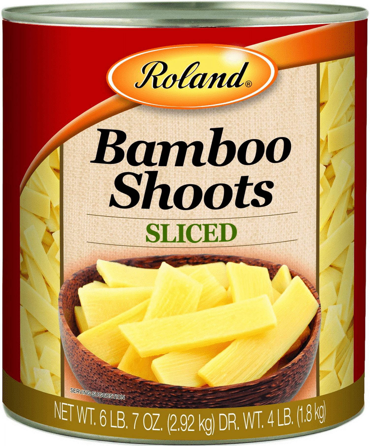 Roland Sliced Bamboo Shoots, 6.43 lbs