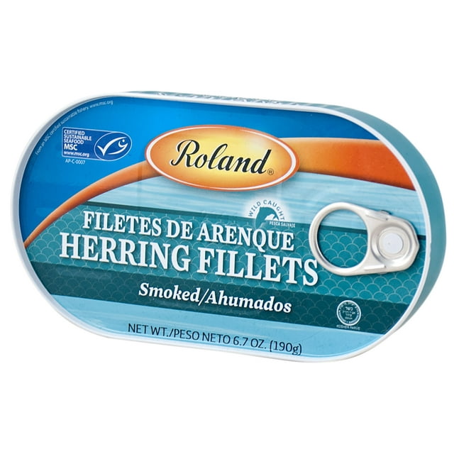 Roland Smoked Herring Fillets, 6.7 Oz