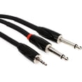 thumbnail image 1 of Roland Splitter Interconnect Cable, TRS to Dual 1/4-inch, 5', 1 of 4