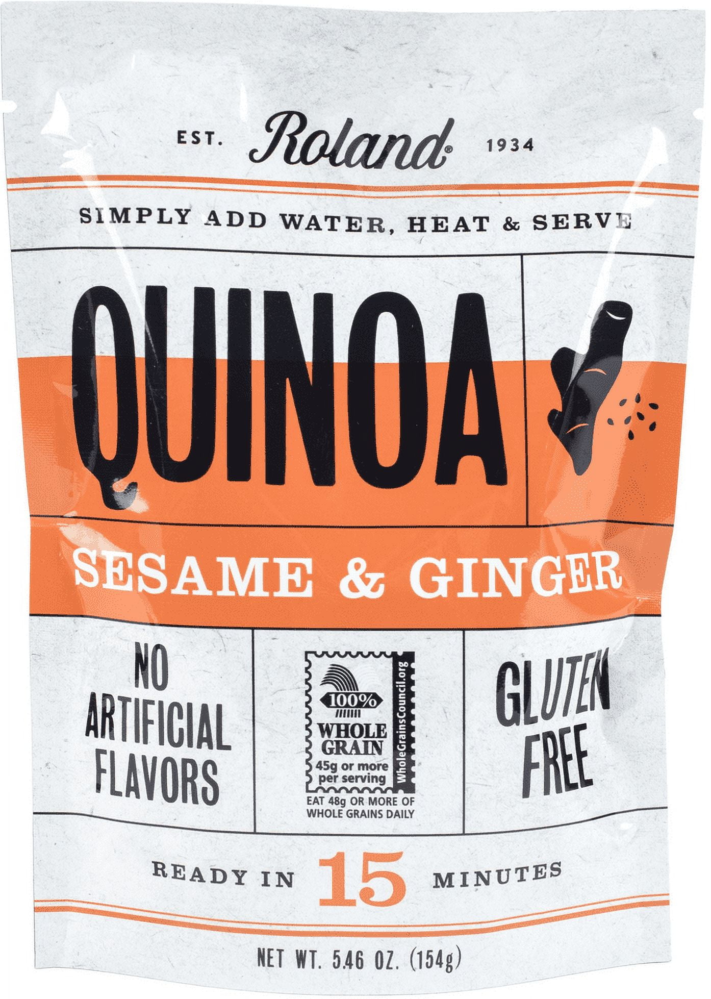 Roland Toasted Sesame & Ginger Seasoned Quinoa 5.46 oz.