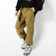 thumbnail image 1 of Rolanko Girls Cargo Pants for Kids Loose Streetwear Hip Hop Dance, 1 of 6