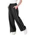 thumbnail image 1 of Rolanko Parachute Pants for Girls Y2K Cargo Trousers with Pockets Harajuku Jogger Pants, 1 of 7