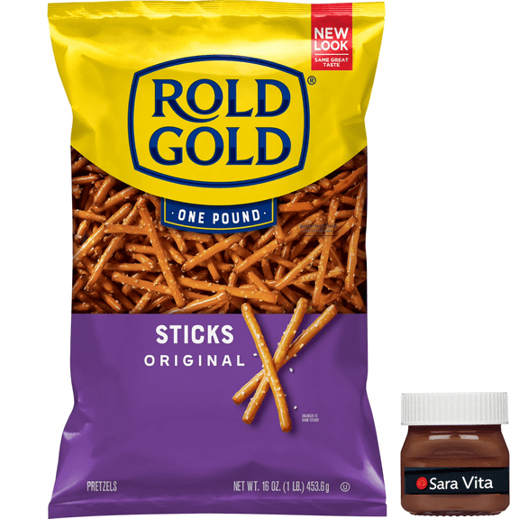 Rold Gold Pretzel Sticks Snacks, 16 oz Bag