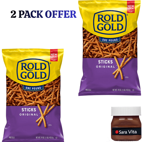 Rold Gold Pretzel Sticks Snacks, 16 oz Bag